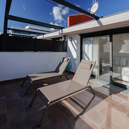 Lägenhet Atico Duplex Playa Area Barcelona Con Exterior