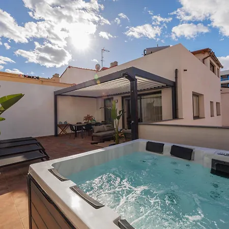 Lägenhet Atico Duplex Playa Area Barcelona Con Exterior